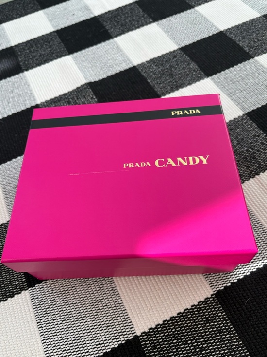 Prada Other - Prada Hot Pink Storage Box with Gold Logo